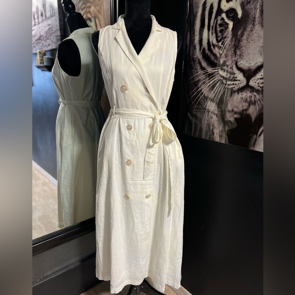 💕NWT- ADORABLE CROFT & BARROW BUTTON UP DRESS SZ S💕 - Picture 3 of 9